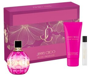 Jimmy Choo Rose Passion EDP 100 ml + EDP 7,5ml + balsam 100 ml zestaw