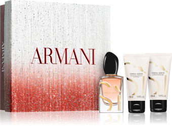 Giorgio Armani SI EDP 50ml + Balsam 50ml + Żel 50ml Zestaw damski
