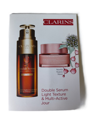 Clarins Double Serum Light Texture 0,9ml+Multi-Active Jour 2ml PRÓBKA