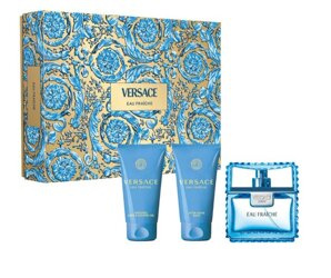 Versace Eau Fraiche EDT 50ml + żel 50ml + balsam ASB 50ml Zestaw