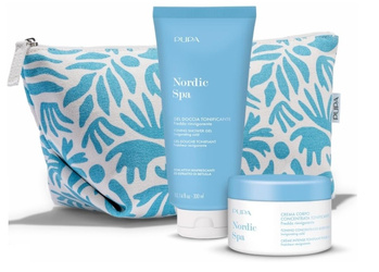 Pupa Nordic Spa żel pod prysznic 300ml + balsam 150ml + Kosmetyczka