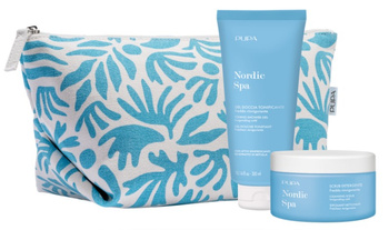 Pupa Nordic Spa żel pod prysznic 300ml + peeling 250ml + Kosmetyczka