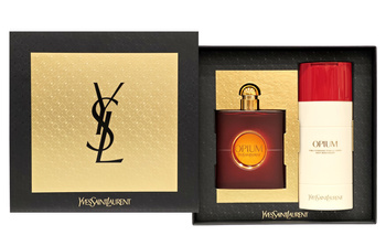Yves Saint Laurent YSL Opium woda toaletowa EDT 90ml + Mleczko 200ml Zestaw