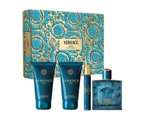 Versace Eros EDP 100 ml + 10ml + żel 75ml + balsam po goleniu 75ml