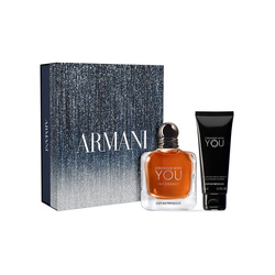 Emporio Armani Stronger With You Intensely EDP 100ml + Żel 75ml Zestaw