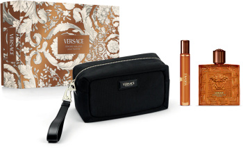 Versace Eros Najim Parfum Perfumy 100ml + Parfum 10ml + Kosmetyczka Zestaw