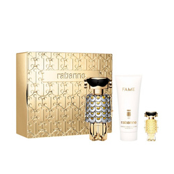 Paco Rabanne Fame woda perfumowana EDP 80ml + EDP 4ml + Balsam 100ml Zestaw