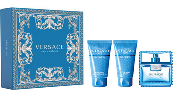 Versace Eau Fraiche EDT 50ml + balsam po goleniu 50ml + żel 50ml