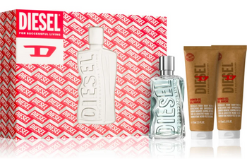 Diesel D woda toaletowa EDT 100 ml + 2 x Żel pod prysznic 75 ml Zestaw