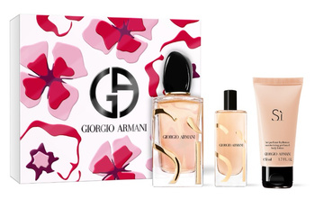 Giorgio Armani Si woda perfumowana EDP 100ml + 15ml + Balsam 50ml Zestaw