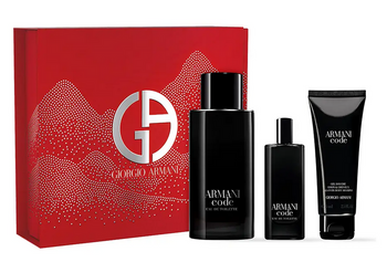 Giorgio Armani Code woda toaletowa EDT 125ml + EDT 15ml + żel 75ml Zestaw
