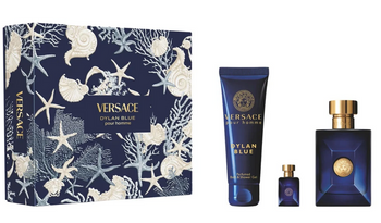 Versace Dylan Blue woda toaletowa EDT 100ml + EDT 5ml + Żel 150ml Zestaw