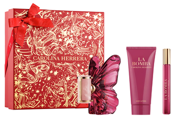 Carolina Herrera La Bomba EDP 80ml + EDP 10ml + Balsam 100ml Zestaw