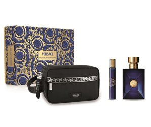Versace Dylan Blue EDT 100 ml + EDT 10 ml + kosmetyczka Zestaw