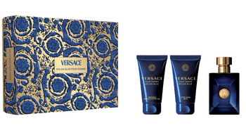 Versace Dylan Blue Pour Homme EDT 50ml + żel 50ml + balsam 50ml ZESTAW